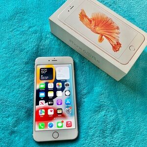 Apple iPhone 6s Plus Unlocked Rose Gold 128 GB Bundle Sale Excellent Condition 🤩